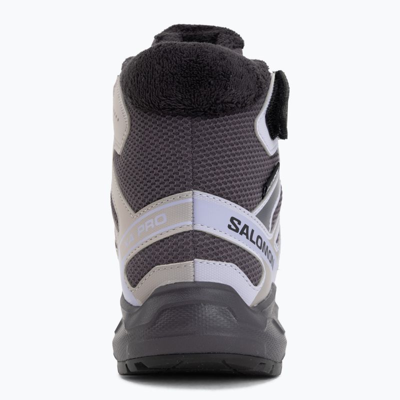 Vaikiški turistiniai batai Salomon XA Pro Winter Waterproof nine iron/gull 6