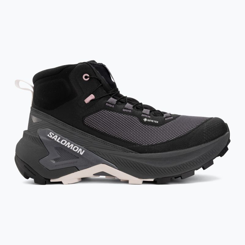 Moteriški turistiniai batai Salomon Genesis Mid GTX black/dawn pink 2