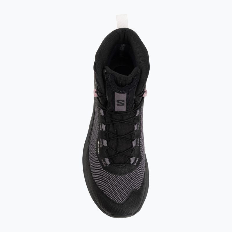 Moteriški turistiniai batai Salomon Genesis Mid GTX black/dawn pink 5