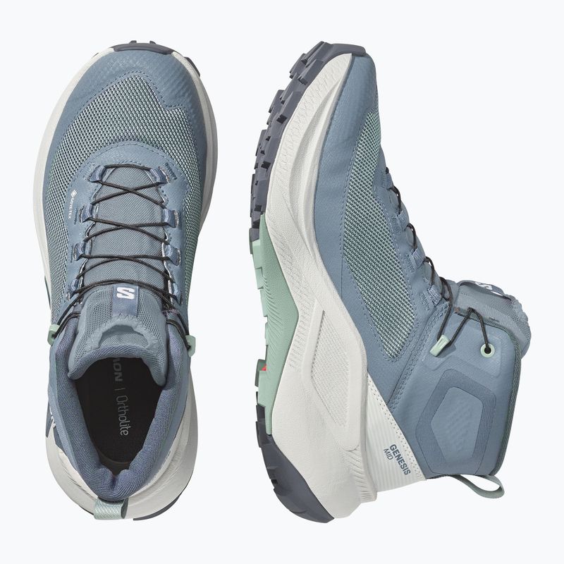 Moteriški turistiniai batai Salomon Genesis Mid GTX grisaille/green milieu 3