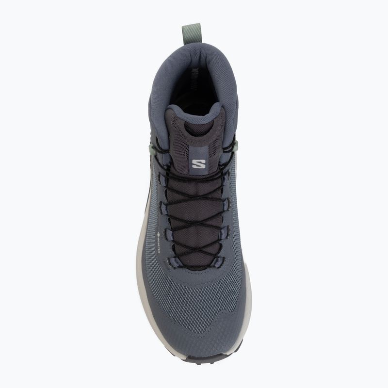 Moteriški turistiniai batai Salomon Genesis Mid GTX grisaille/green milieu 5