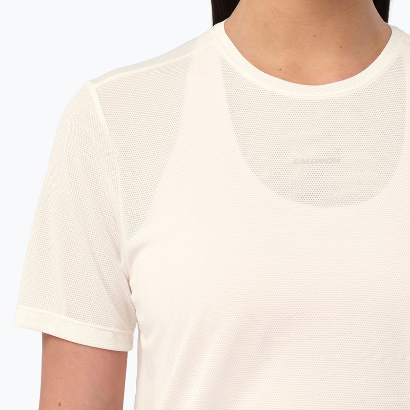 Moteriški bėgimo marškinėliai Salomon Shakeout Core GFX SS Tee whisper white/pink frosting 3