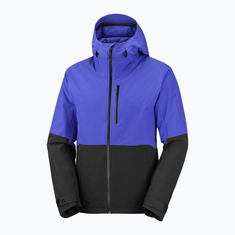 Vyriška slidinėjimo striukė Salomon Highland clematis blue/deep black 7
