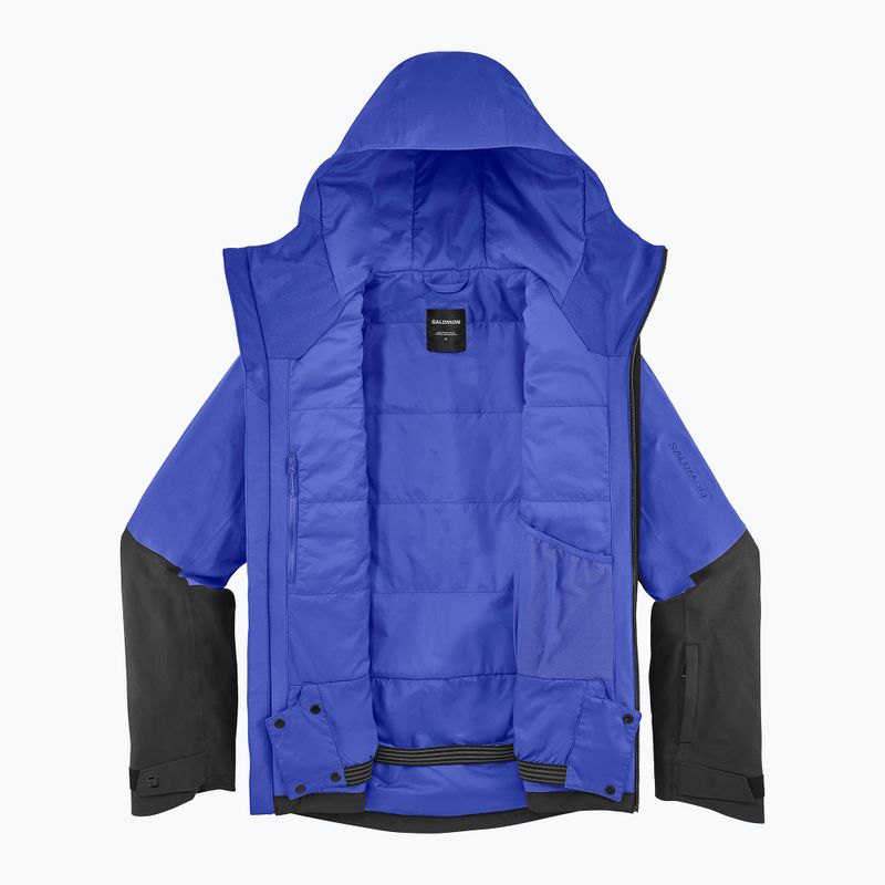 Vyriška slidinėjimo striukė Salomon Highland clematis blue/deep black 8