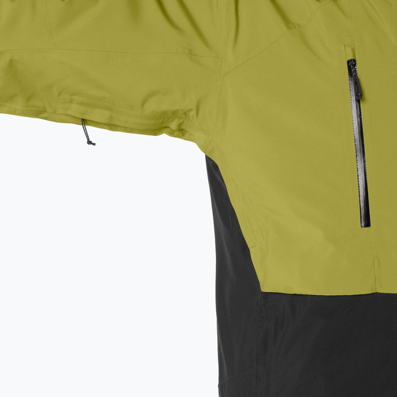 Vyriška slidinėjimo striukė Salomon Brilliant 2.0 cardamon seed/deep black 5