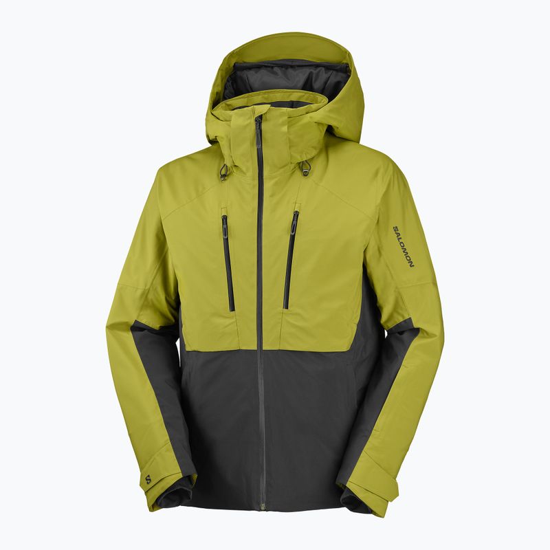 Vyriška slidinėjimo striukė Salomon Brilliant 2.0 cardamon seed/deep black 7