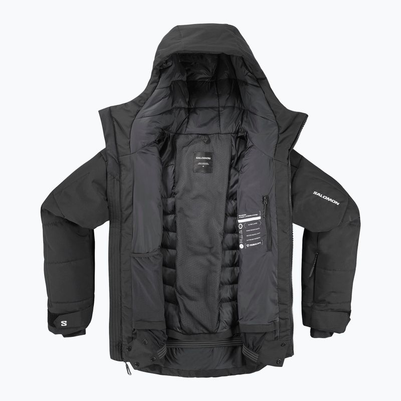 Moteriška slidinėjimo striukė Salomon Whitelight deep black 7