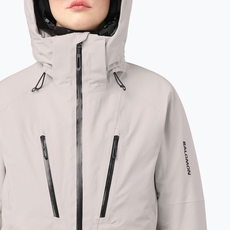 Moteriška slidinėjimo striukė Salomon Brilliant 2.0 silver cloud 4