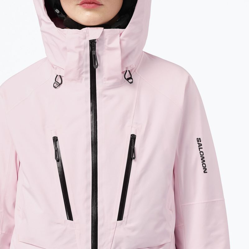 Moteriška slidinėjimo striukė Salomon Brilliant 2.0 icy pink 4