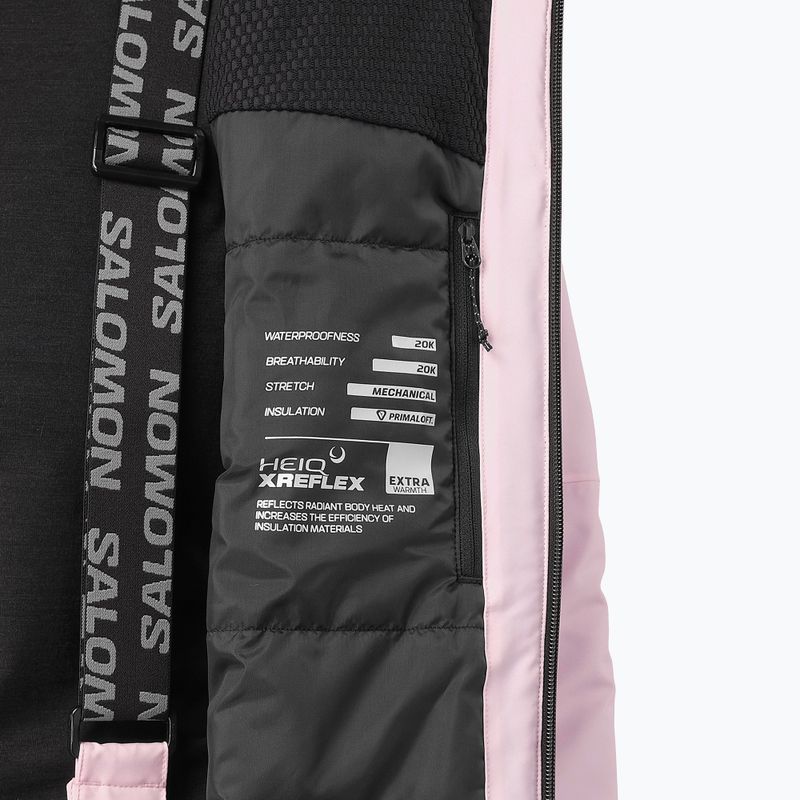 Moteriška slidinėjimo striukė Salomon Brilliant 2.0 icy pink 6