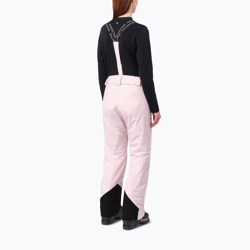 Moteriškos slidinėjimo kelnės Salomon Brilliant icy pink 2