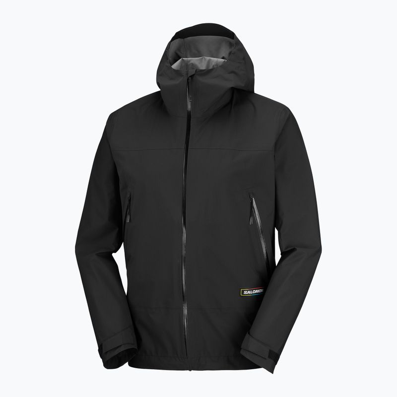 Vyriška lietaus striukė Salomon Outquest 2.5L deep black 8