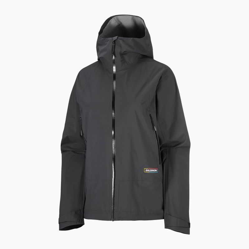 Moteriškas lietaus paltas Salomon Outquest 2.5L deep black 6