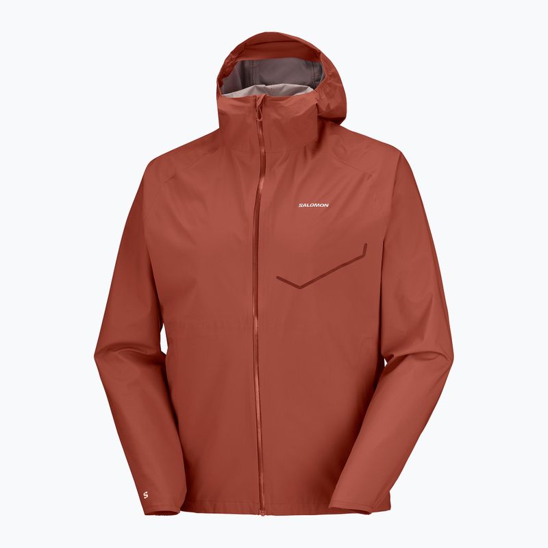 Vyriška bėgimo striukė Salomon Bonatti Waterproof burnt umber 8