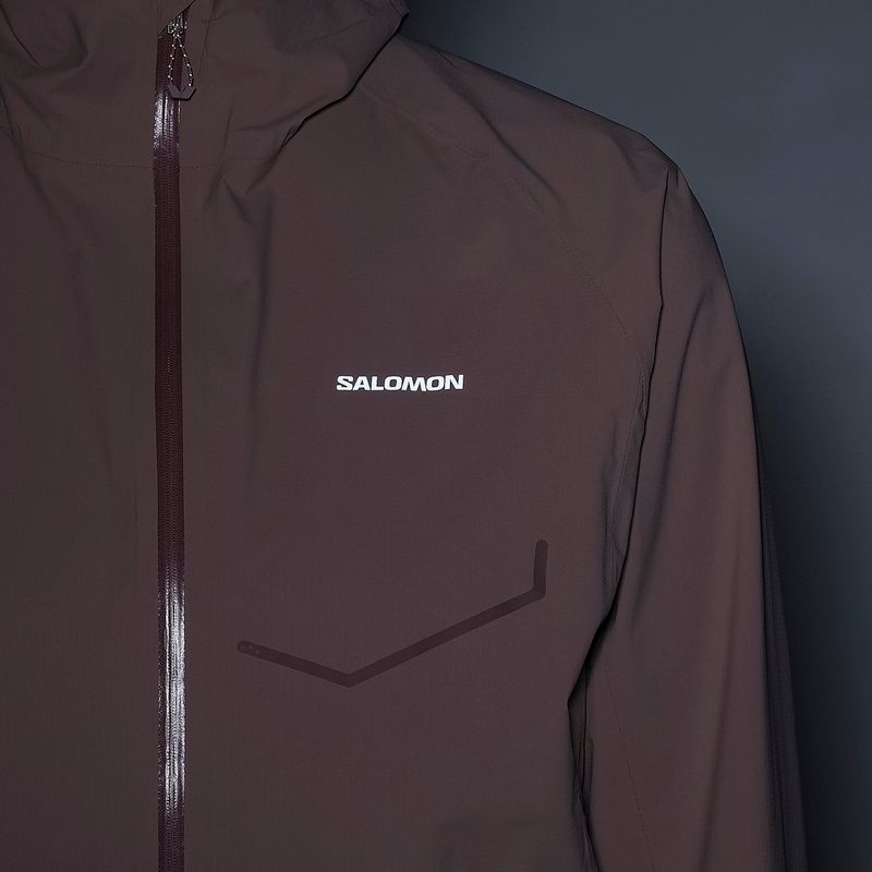 Moteriška bėgimo striukė Salomon Bonatti Waterproof antler 8