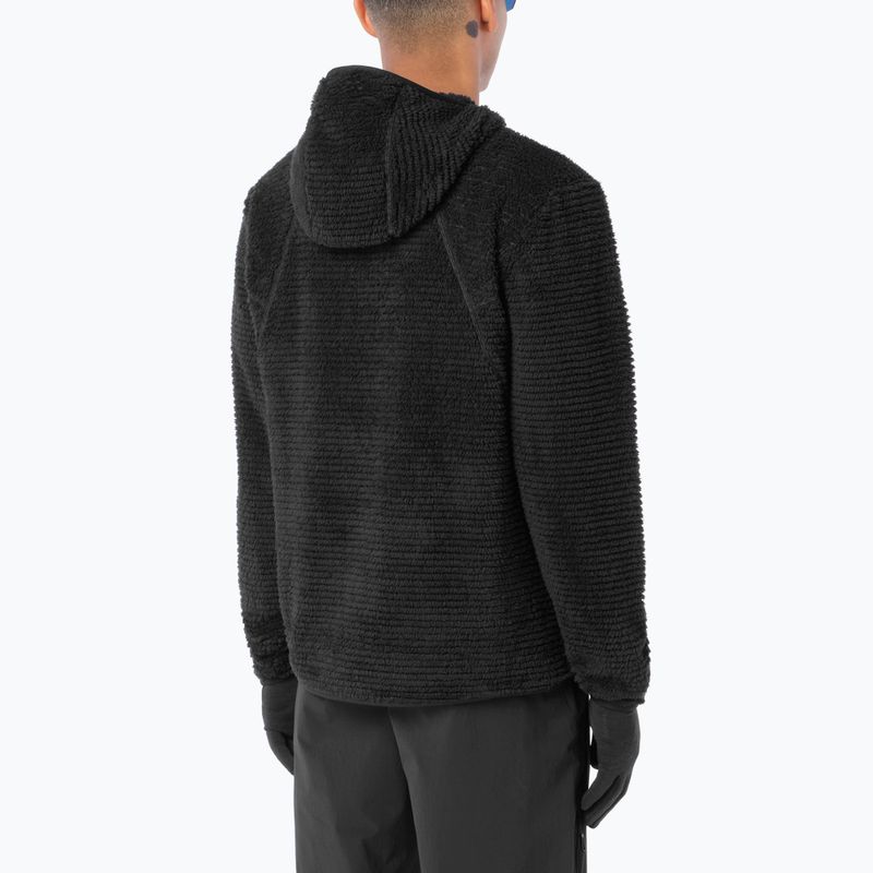 Vyriškas flisinis džemperis Salomon Thernova Fleece Hoodie deep black 2