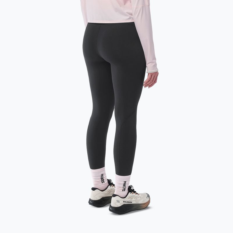 Moteriškos bėgimo tamprės Salomon Shakeout Core Warm Tights deep black 2