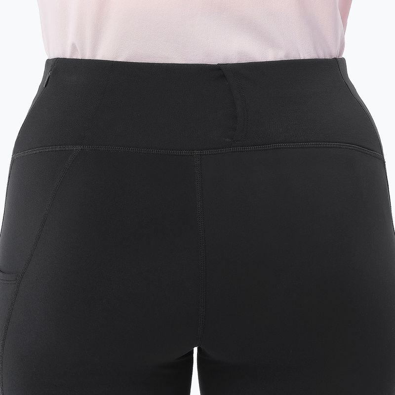 Moteriškos bėgimo tamprės Salomon Shakeout Core Warm Tights deep black 5