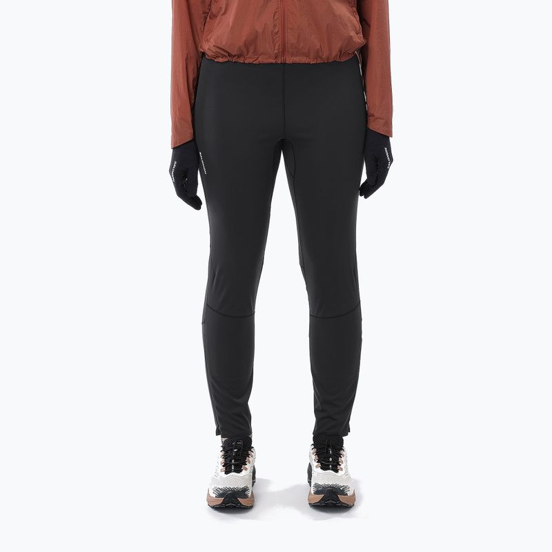Moteriškos bėgimo tamprės Salomon Sense Softshell Tights deep black