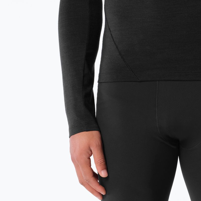 Vyriški bėgimo marškinėliai su ilgomis rankovėmis  Salomon Sense Merino Tee LS deep black 5