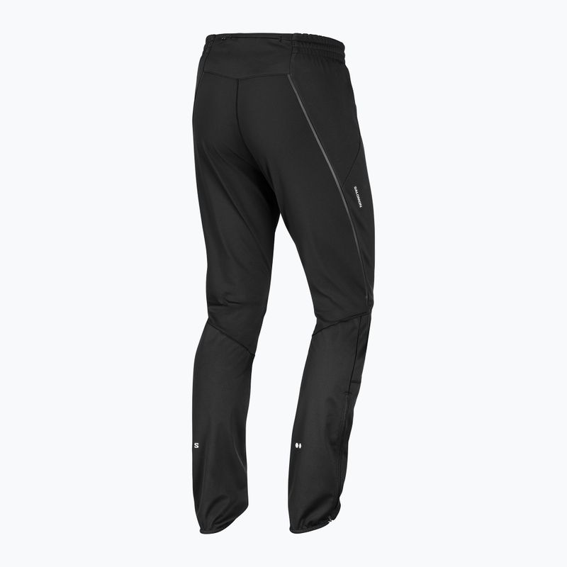 Vyriškos bėgimo kelnės Salomon Sense Softshell Pants deep black 9