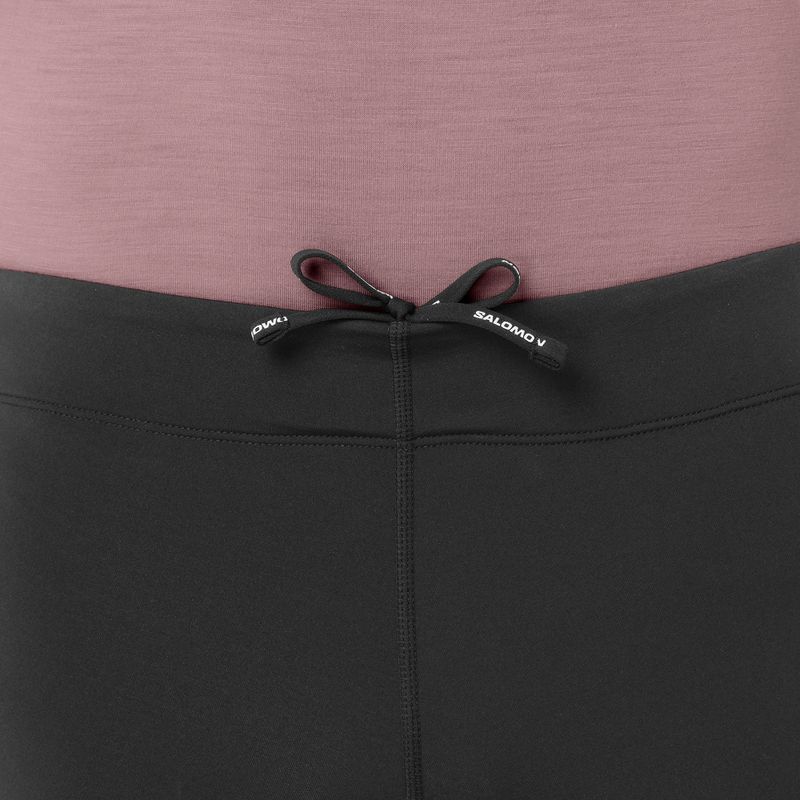 Vyriškos bėgimo tamprės Salomon Shakeout Core Warm Tights deep black 4