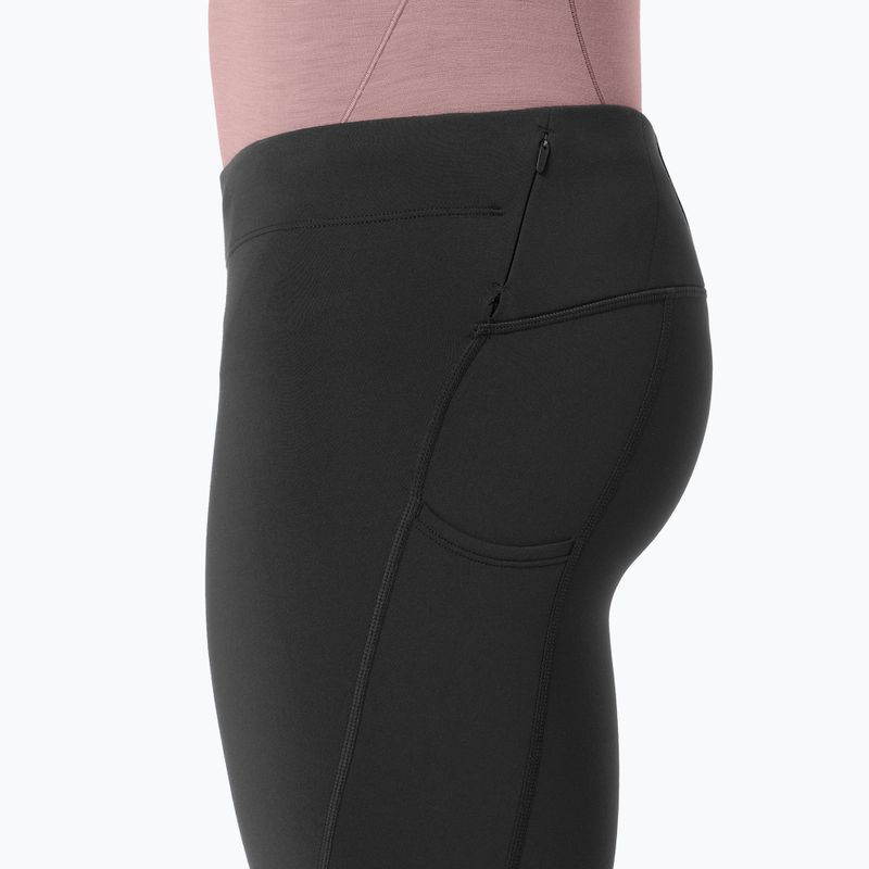 Vyriškos bėgimo tamprės Salomon Shakeout Core Warm Tights deep black 5