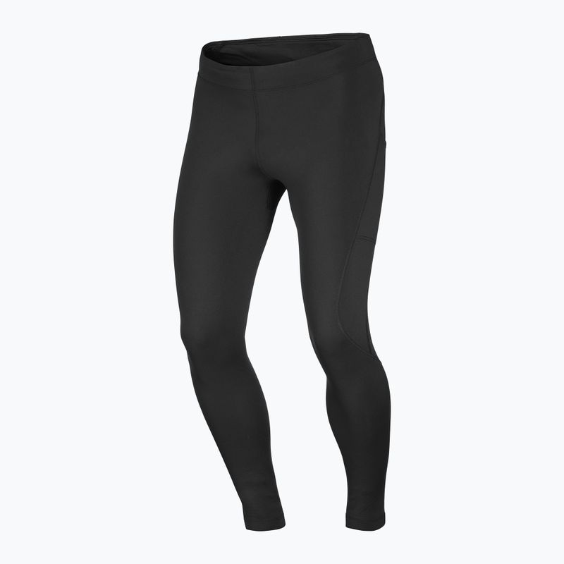 Vyriškos bėgimo tamprės Salomon Shakeout Core Warm Tights deep black 8