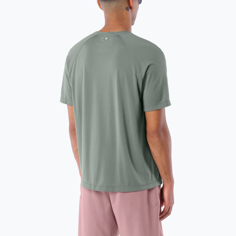 Vyriški bėgimo marškinėliai Salomon Shakeout Core SS Tee castor gray 2