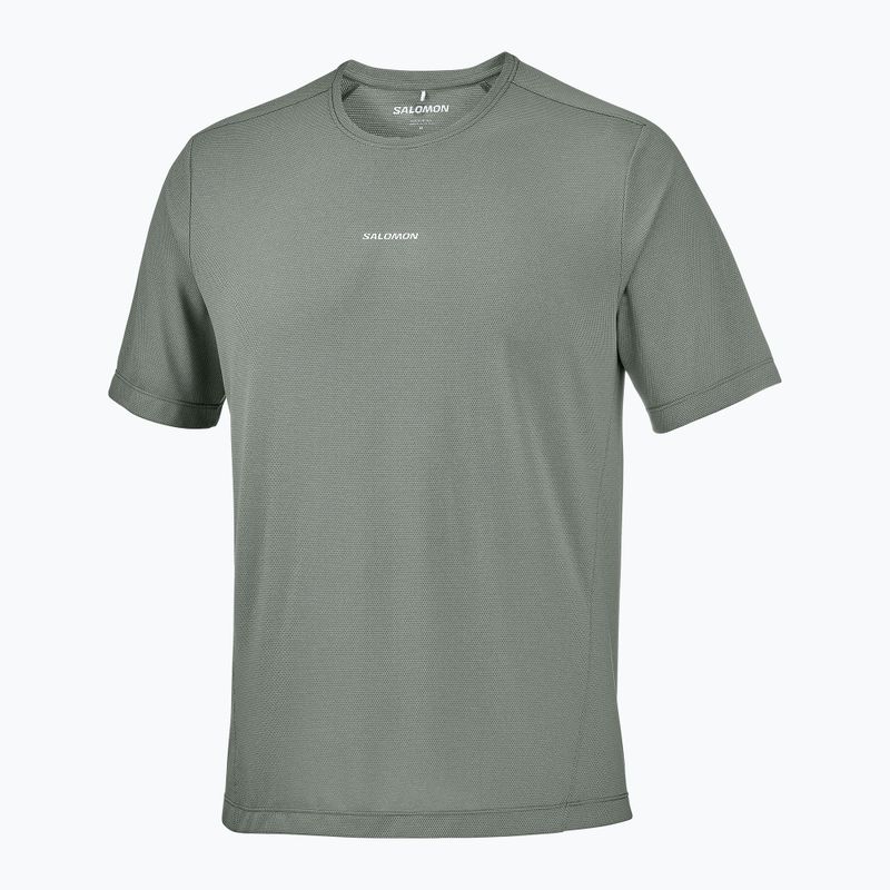 Vyriški bėgimo marškinėliai Salomon Shakeout Core SS Tee castor gray 4