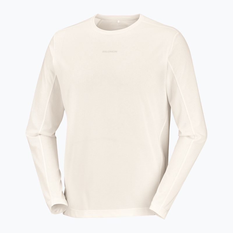 Vyriški bėgimo marškinėliai su ilgomis rankovėmis  Salomon Shakeout Core Tee GFX LS whisper white/pink frosting 5
