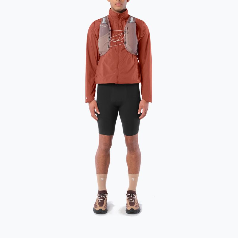 Vyriška bėgimo striukė Salomon Shakeout Fly burnt umber 2