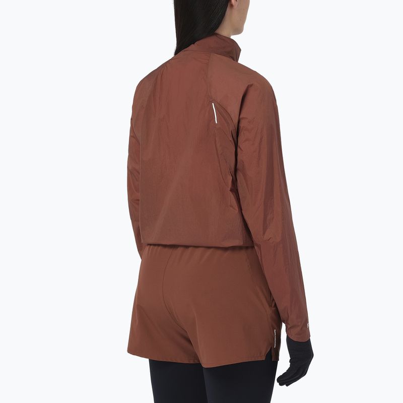 Moteriška bėgimo striukė Salomon Shakeout Fly burnt umber 2