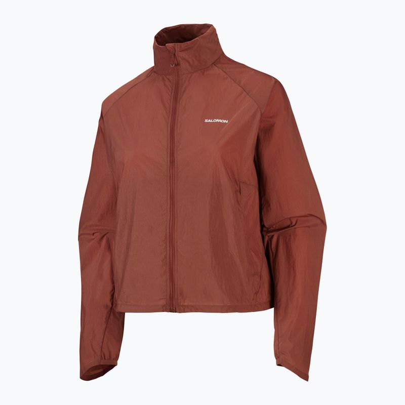 Moteriška bėgimo striukė Salomon Shakeout Fly burnt umber 6