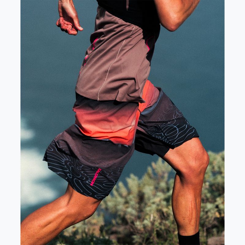 Moteriški bėgimo šortai Salomon Shortney 10" Shorts rose taupe 7