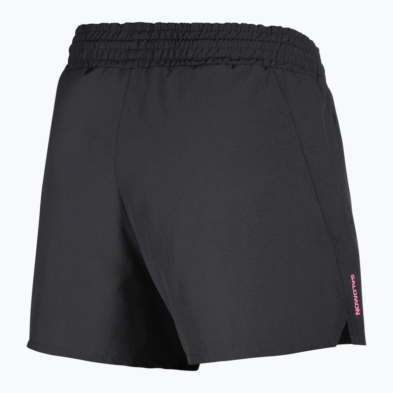 Moteriški bėgimo šortai Salomon SHKout Courtney 4" deep black 7