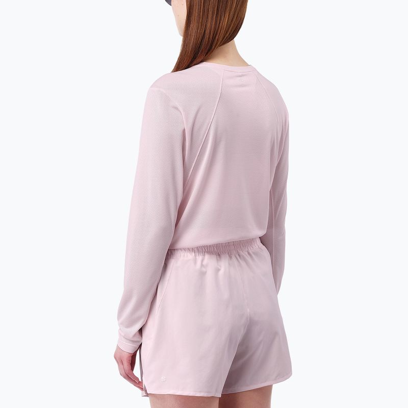 Moteriški bėgimo marškinėliai su ilgomis rankovėmis Salomon Shakeout Core LS Tee icy pink 2