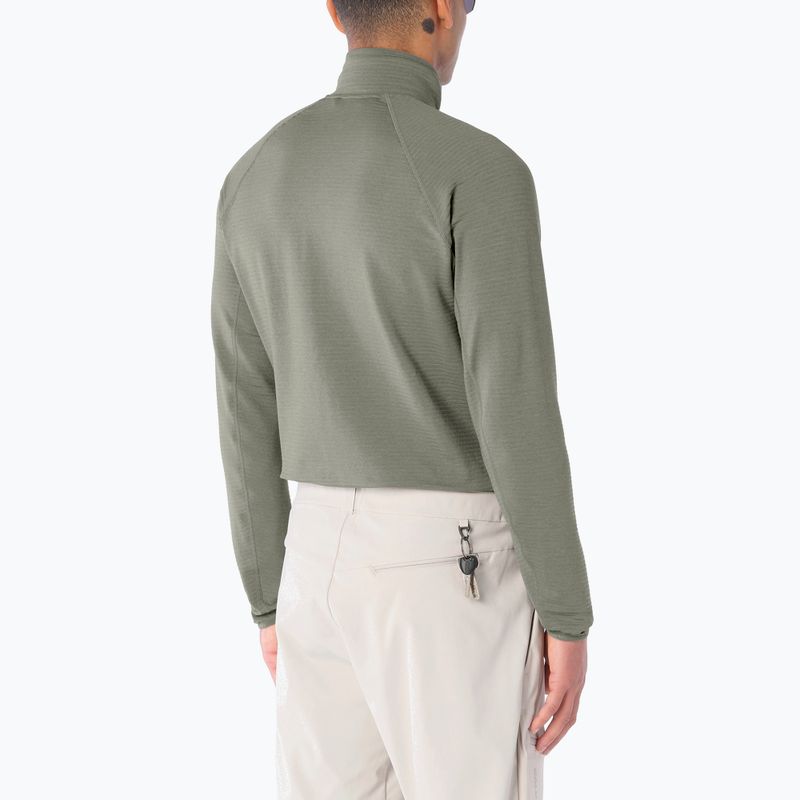 Vyriškas žygio džemperis Salomon Essential Lightwarm Full Zip castor gray 2