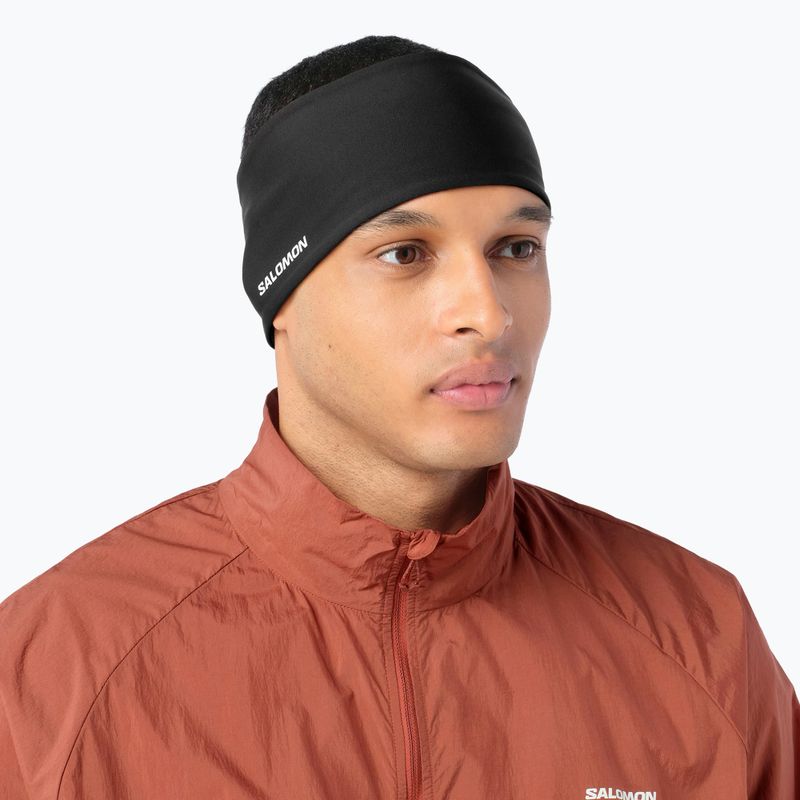 Lankelis galvai Salomon Run Tech Headband deep black 2
