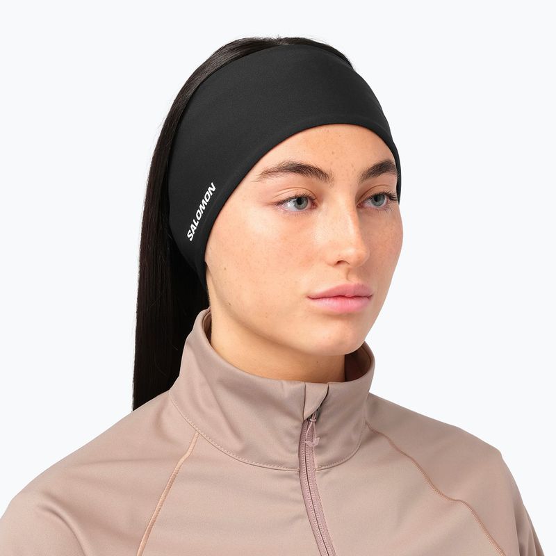 Lankelis galvai Salomon Run Tech Headband deep black 3