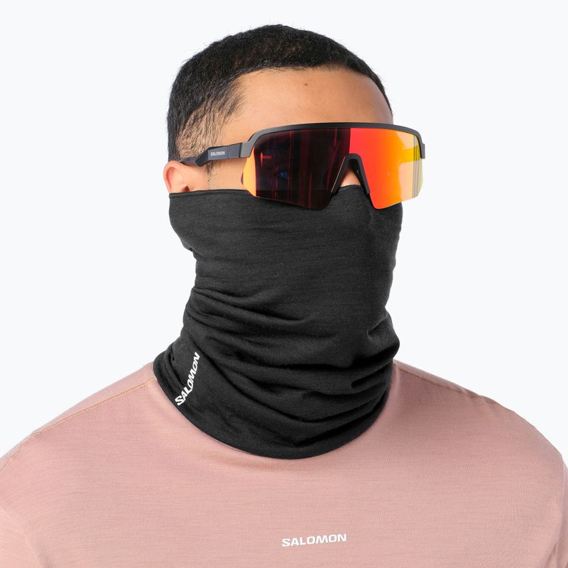 Kaklaskarė Salomon Merino Neck Gaiter deep black 2