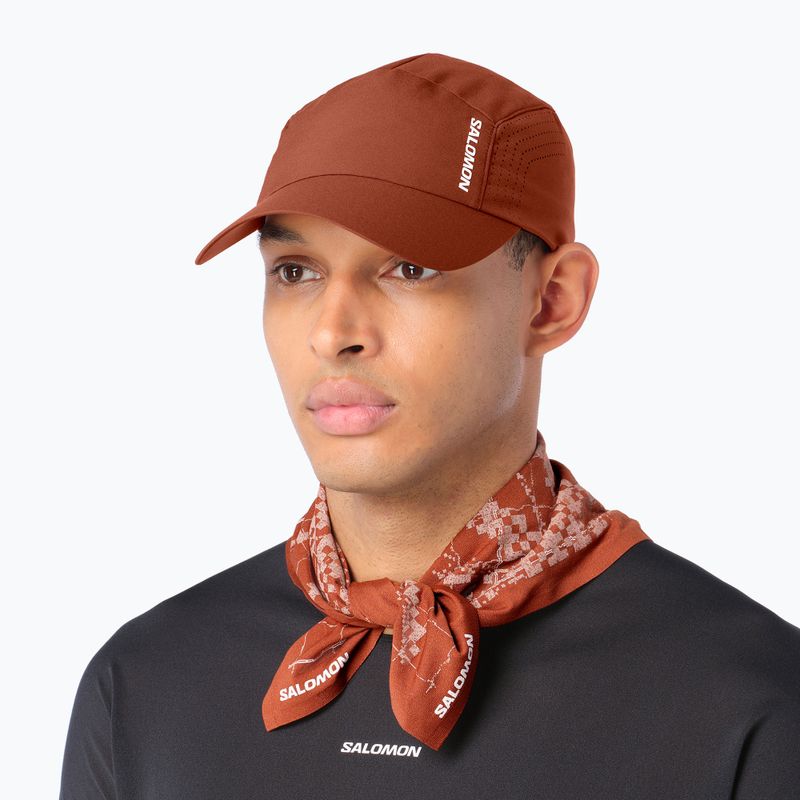 Kepurė su snapeliu Salomon Shakeout burnt umber 2