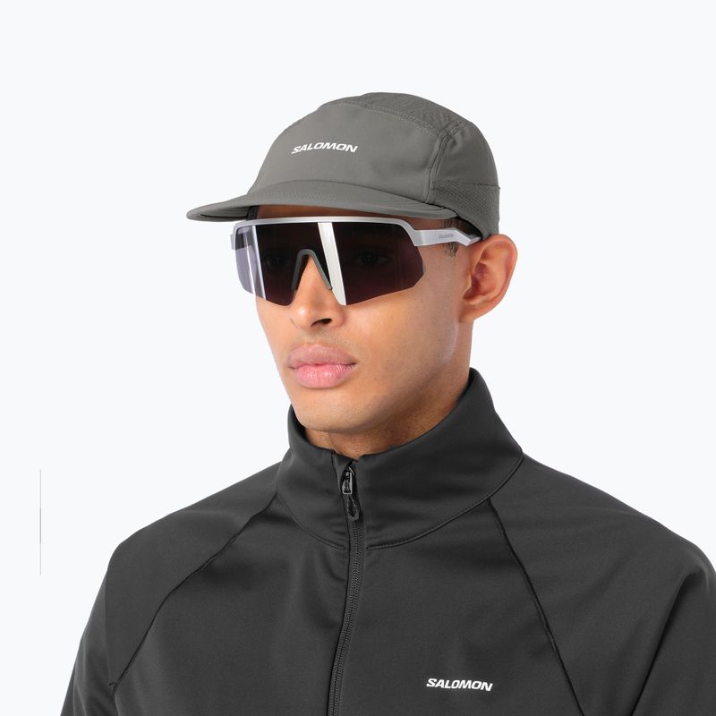 Kepurė su snapeliu Salomon Sense Aero castor gray 2