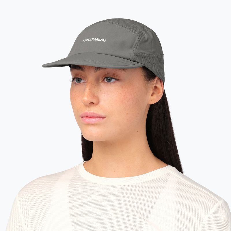 Kepurė su snapeliu Salomon Sense Aero castor gray 4