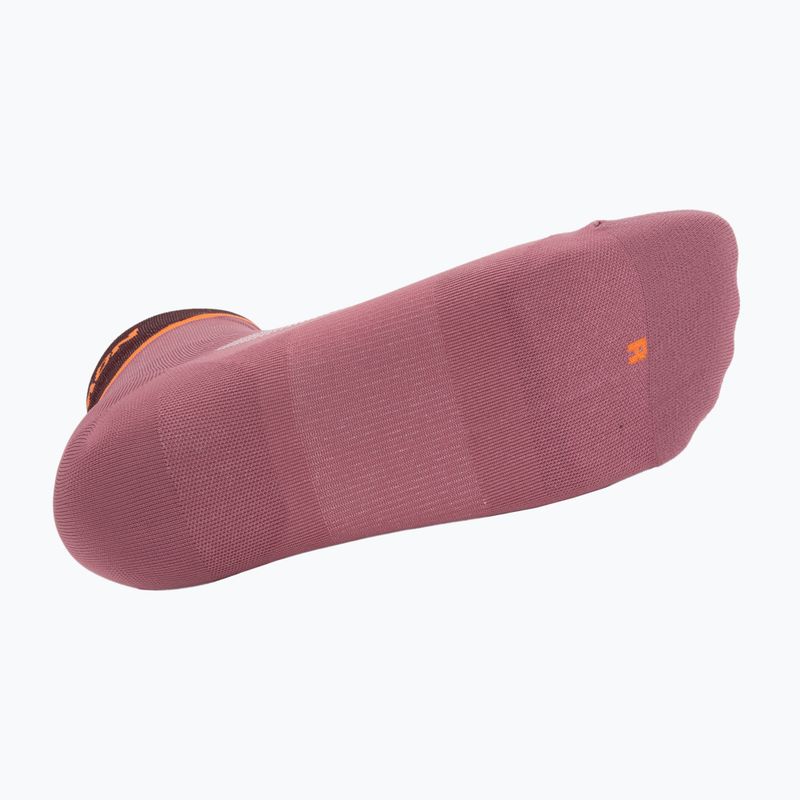 Kojinės Salomon Pulse Ankle dusky orchid/huckleberry/dragon fire 4