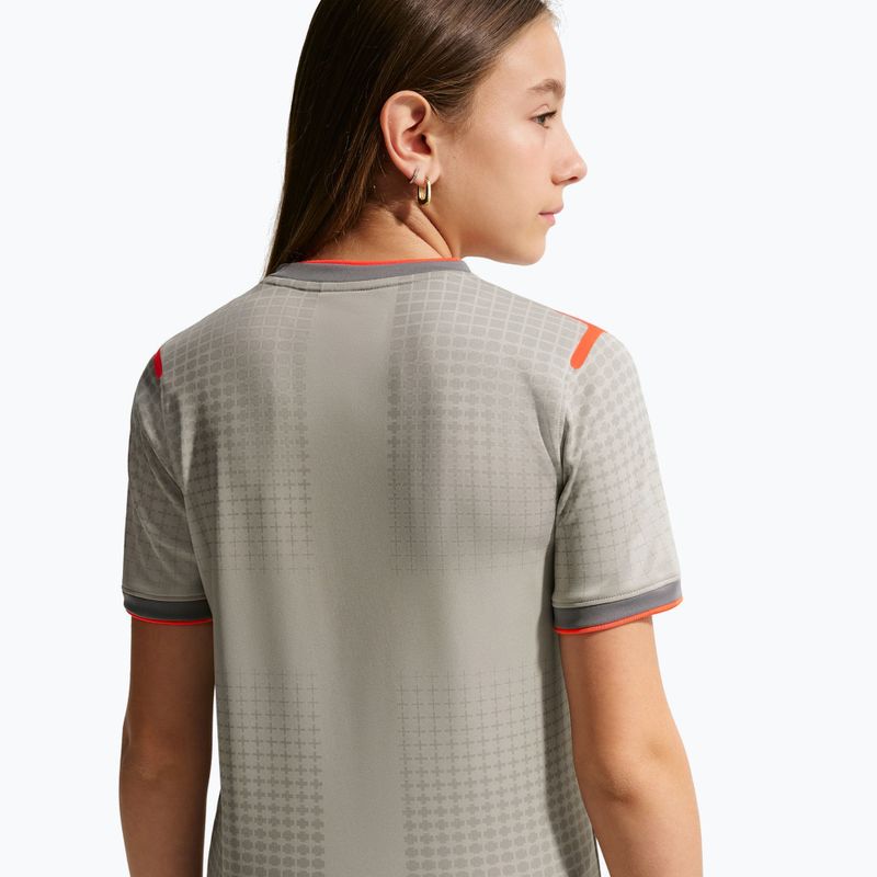 Vaikiški futbolo marškinėliai Nike England Pre-Match pewter grey/bright crimson 8