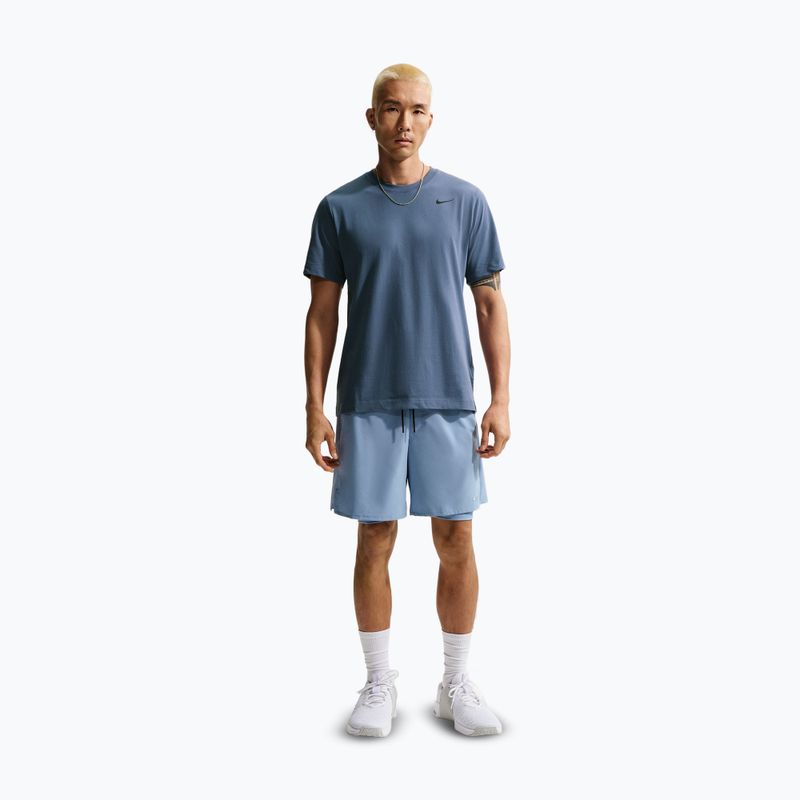 Vyriški marškinėliai Nike Dri-Fit diffused blue/black 2