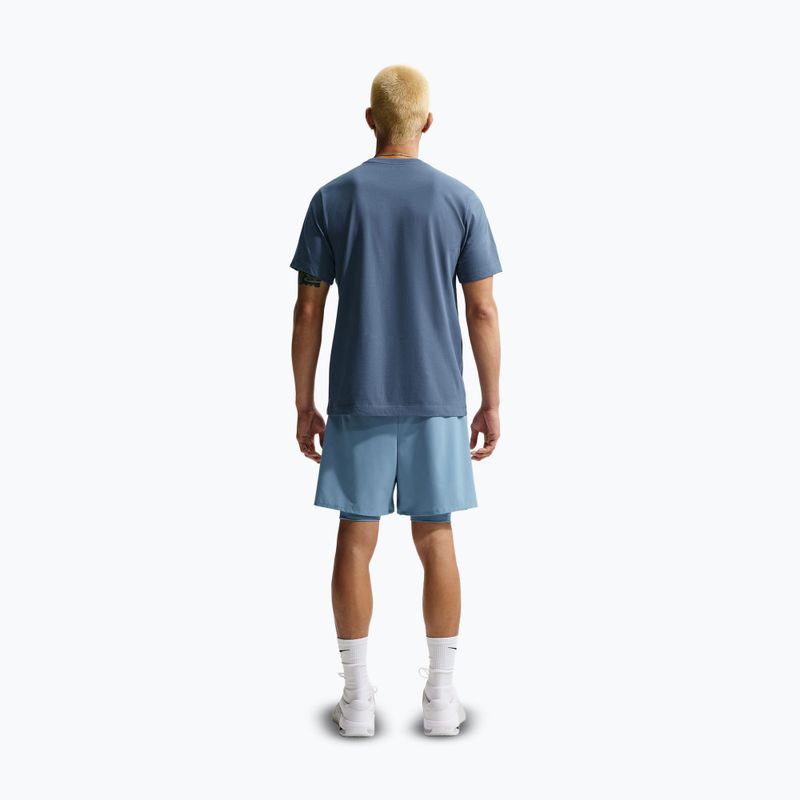 Vyriški marškinėliai Nike Dri-Fit diffused blue/black 3