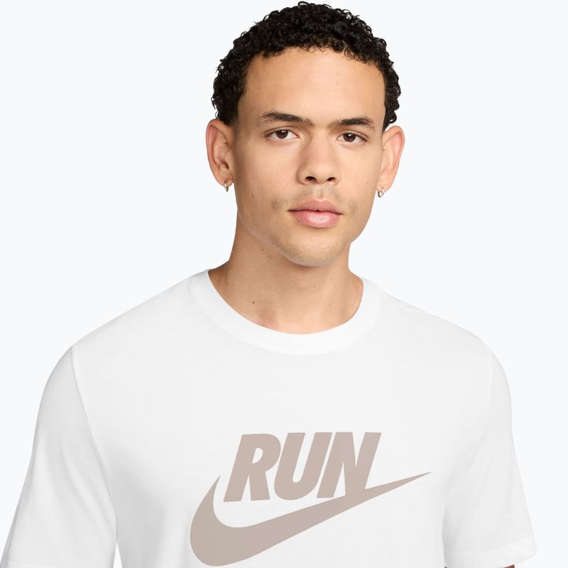 Vyriški marškinėliai Nike Dri-Fit Running white/moon particle 3