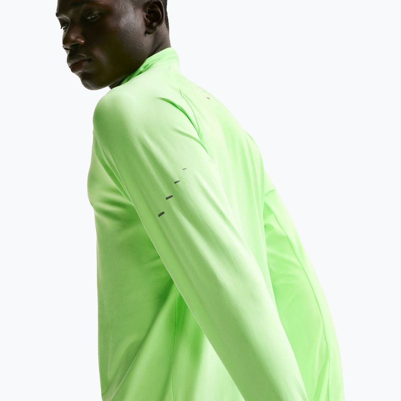 Vyriškas bėgimo džemperis Nike Stride 1/4 Zip Dri-Fit lime blast 5
